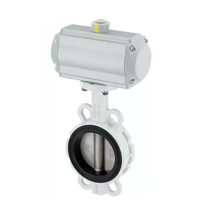 PN16 Pneumatic Aluminum Alloy Butterfly Valve